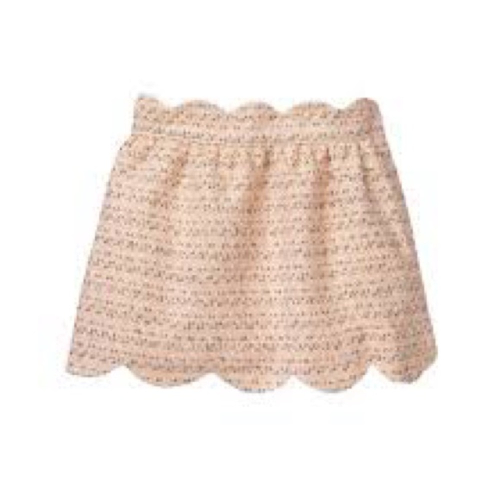 Janie and Jack Blush boucle skirt 6-12m
